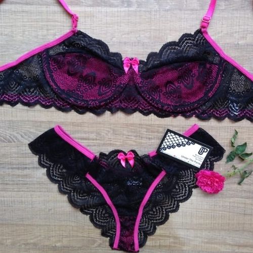 Conjunto Luxo Lingerie Rosa